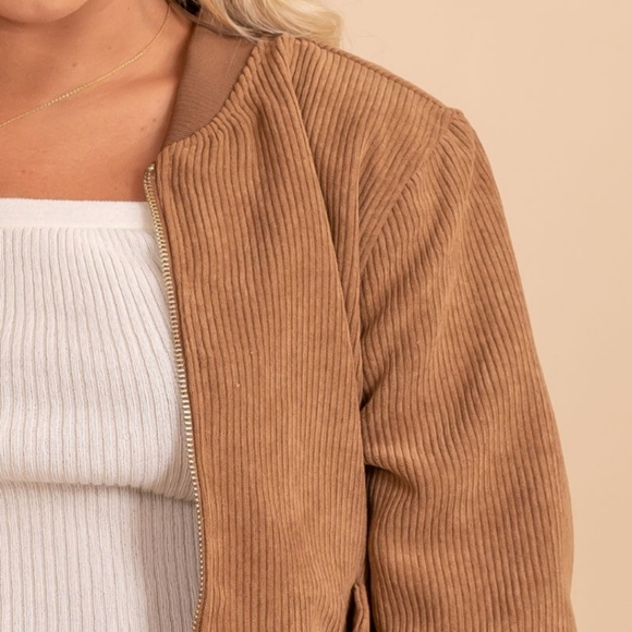 Corduroy Bomber Jacket - Picture 4 of 9